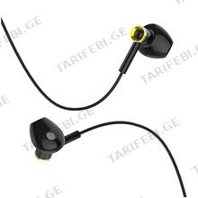 HOCO M47 Canorous wire control earphones with microphone Black