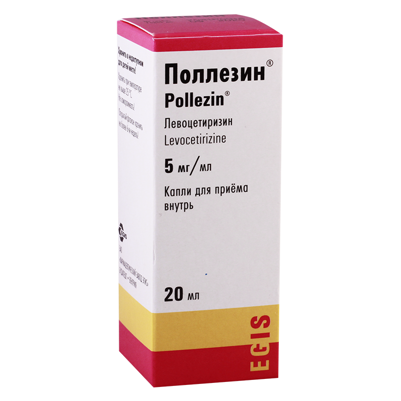 პოლეზინი 5მგ/მლ 20მლ წვეთები