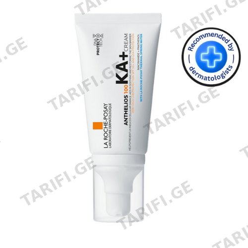 ლაროში - ანთელიუსი KA+ მზისგან დამცავი SPF 50+ სახის კრემი ანტიოქსიდ/დაზიანების საწ 50მლ