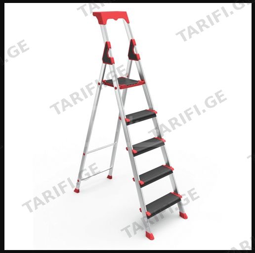 კიბე Professional Alu.4+1 საფეხური