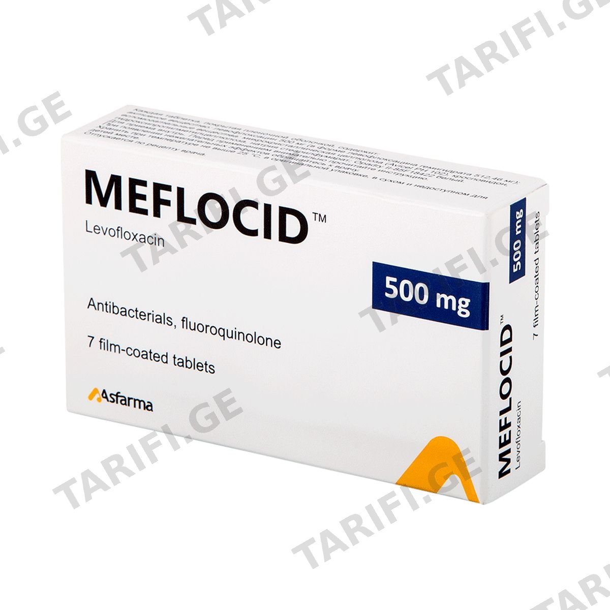 მეფლოციდი 500 მგ 7 ტაბლეტი