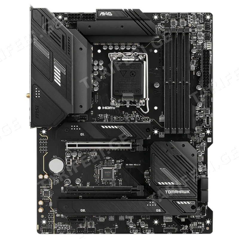 დედა დაფა სათამაშო MSI MAG B760 TOMAHAWK WIFI LGA 1700 DDR5 WI-FI 6E