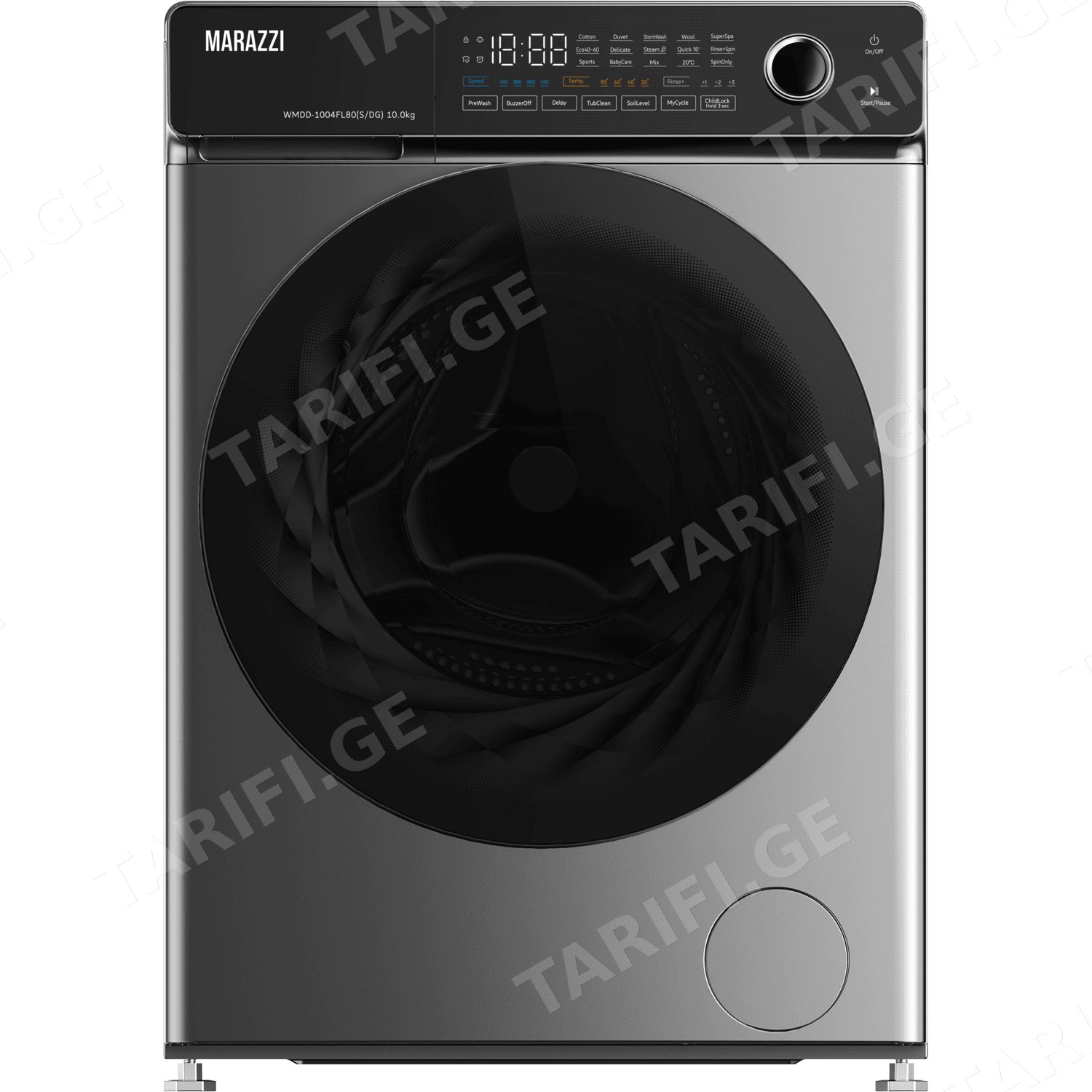 სარეცხი მანქანა 10კგ MARAZZI WMDD-1004FL80(S/DG)