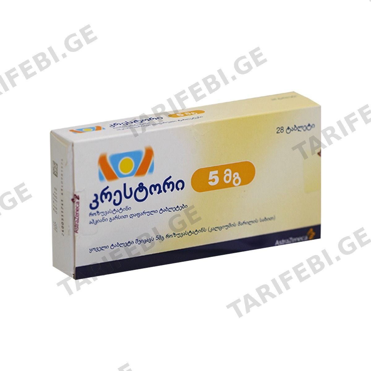 კრესტორი 5მგ 28 ტაბლეტი