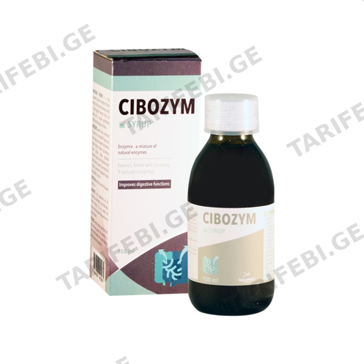 ციბოზიმი - Cibozym სიროფი 150მლ