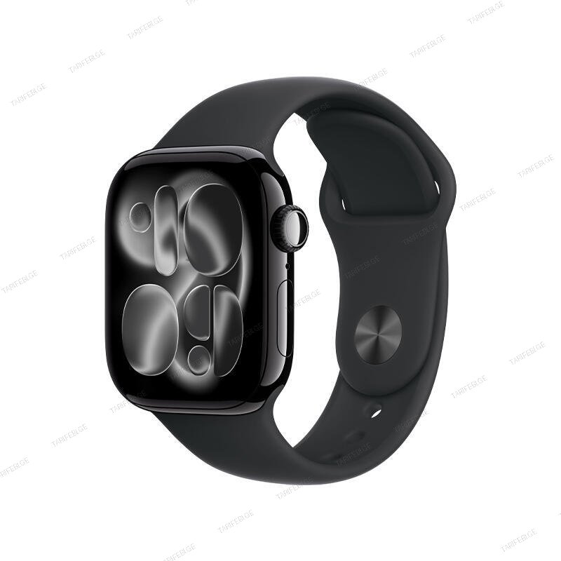 Apple Watch Series 11 GPS 42mm Jet Black Aluminium Case With Black Sport Band MEQT4 S/M