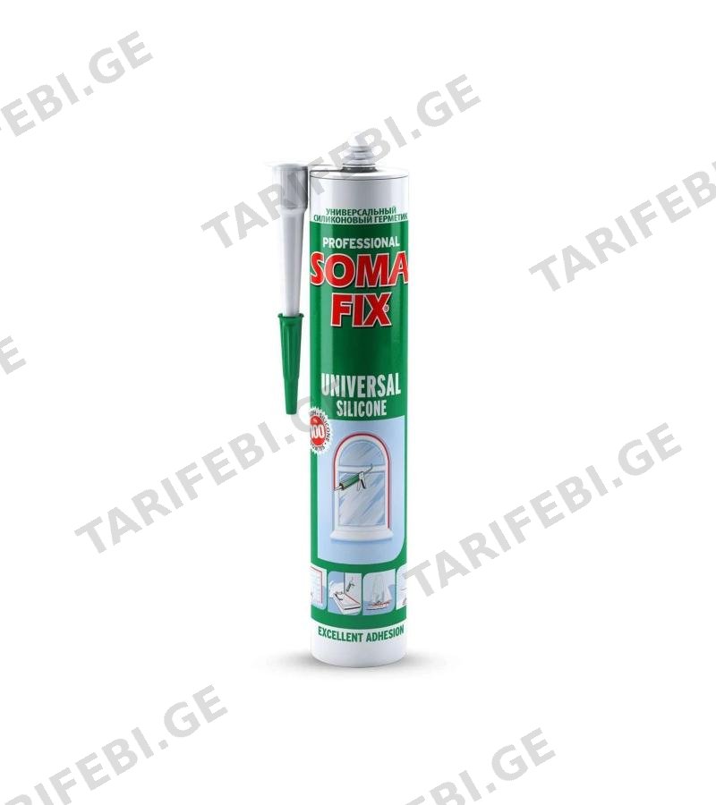 სილიკონი შავი SE282 280გრ. UNIVERSAL SILICONE ” SomaFix ”