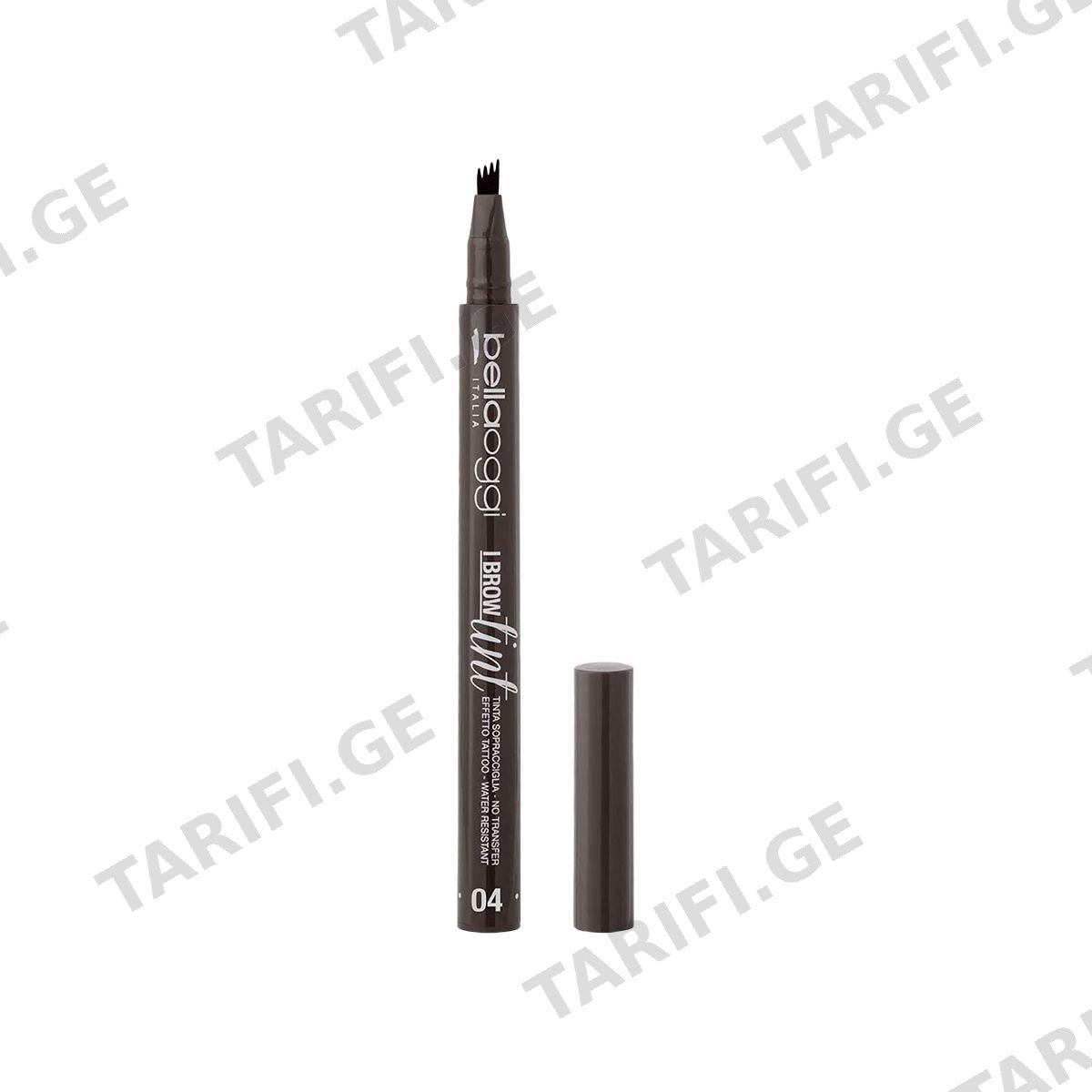 წარბის ფანქარი Tint Deep Brown 04 8307 ბელაოჯი - Bellaoggi