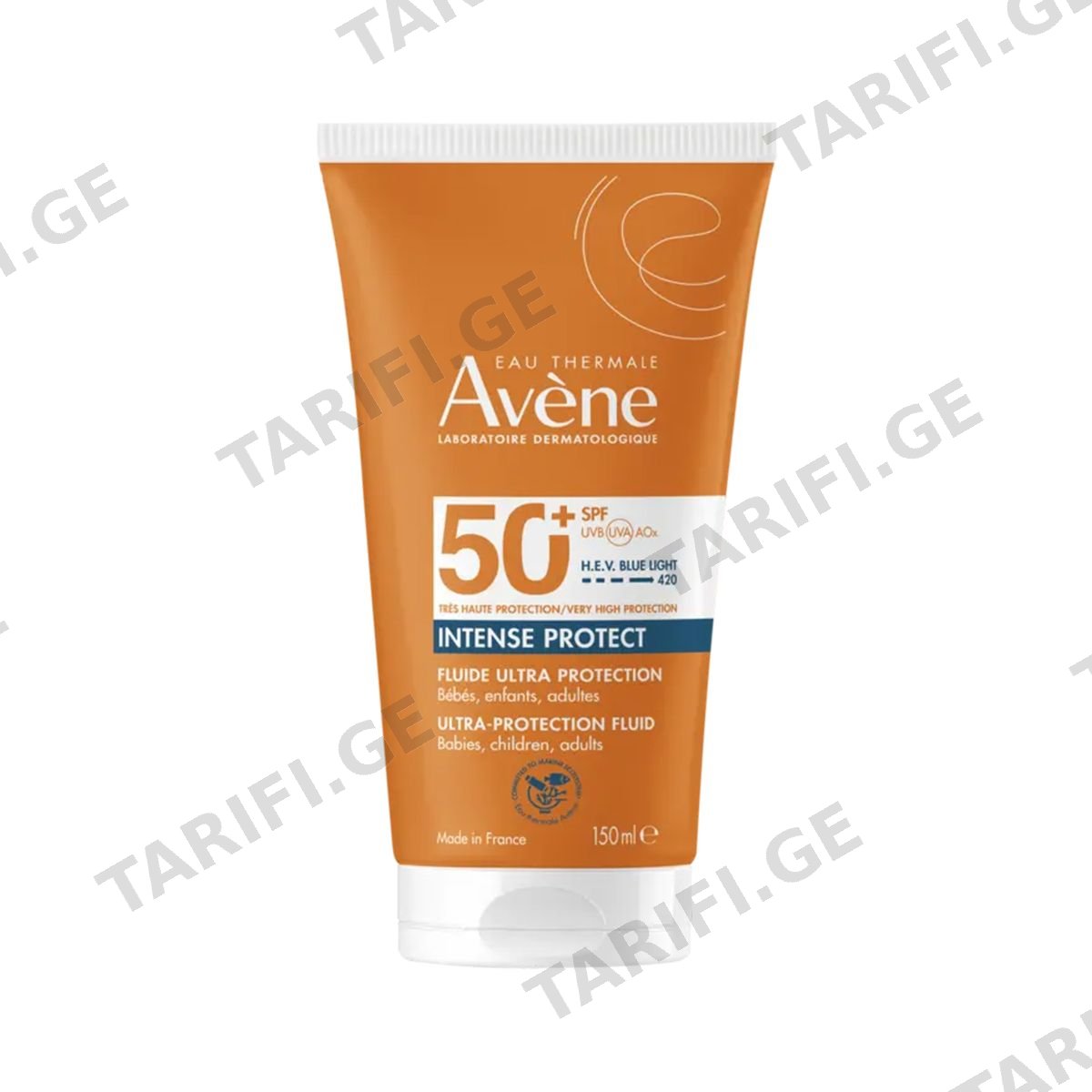 მზისგან დამცავი ფლუიდი ინტენსიური დაცვა SPF 50+ 150 მლ 5938 ავენი - Avene