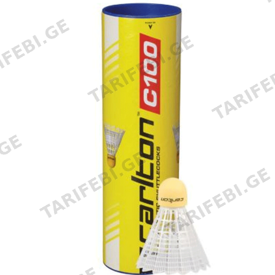 ბადმინტონის ბურთი C BS C100 WHTBLU 6PK (625DN003779)