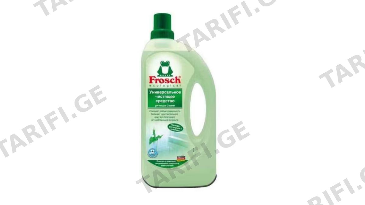 FROSCH - უნივერსალური საწმენდი საშუალება PH-ნეიტრალური 1000 მლ