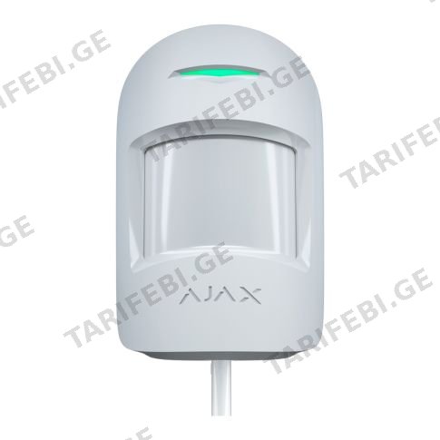 ჰიბრიდული მოძრაობის დეტექტორი Ajax MotionProtect Fibra white