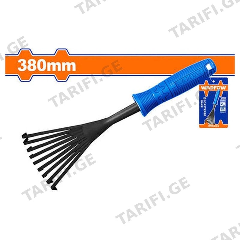 ბაღის ფოცხი ხელის ინსტრუმენტი WADFOW WWK1109 (380X135 მმ)
