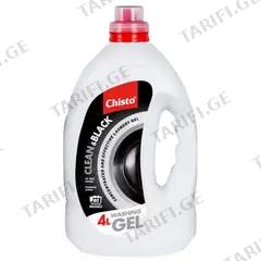 სარეცხი გელი ტანსაცმლის Chistolub Color Black 4000 მლ