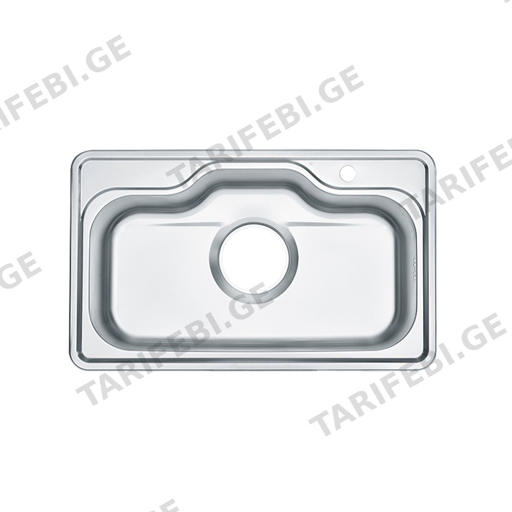 სამზარეულოს ნიჟარა+სიფონი LS-8551 850*510*200 (1 MM)