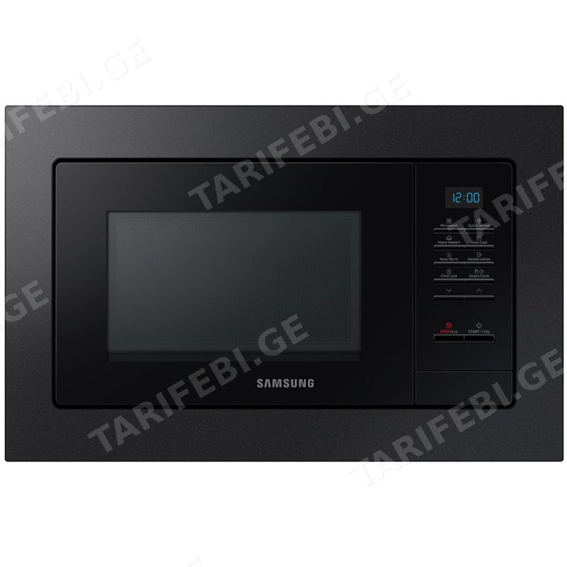 ჩასაშენებელი მიკროტალღური ღუმელი SAMSUNG MS20A7013AB/BW (20 L, 1250 W)