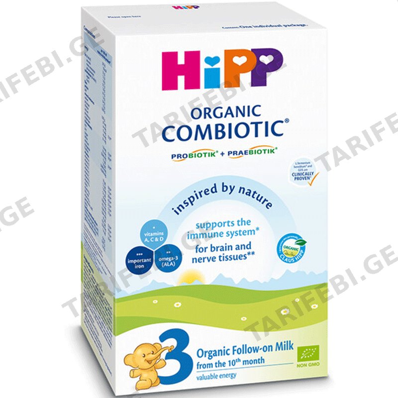 HiPP 3 COMBIOTIC (10 თვიდან, 300 გრ)