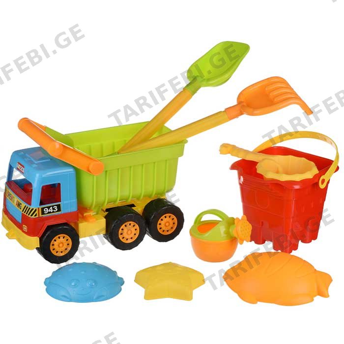 ქვიშის სათამაშო ნაკრები SAME TOY BEACH TOY SET 943UT