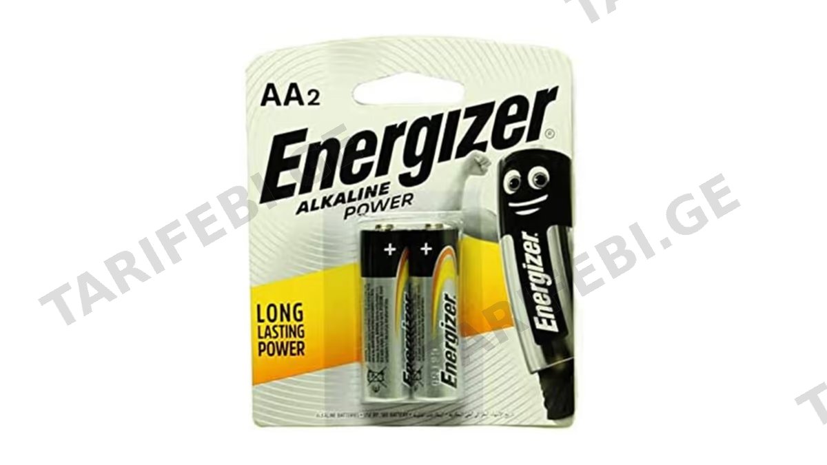 Energizer Alkaline Power AA e91 2pc