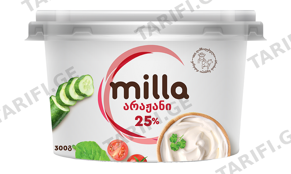 არაჟანი / მილა 25% / 300გრ