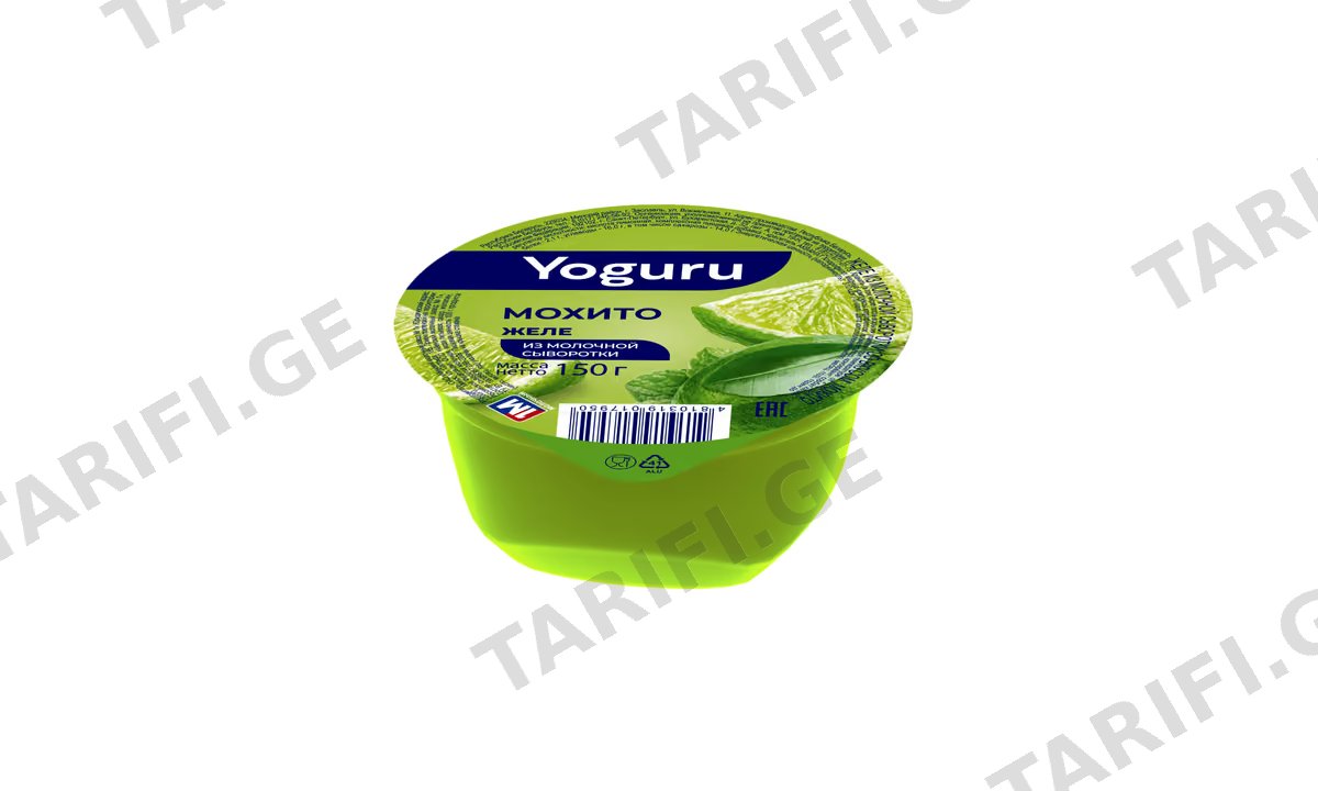 ჟელე "Yoguru" მოჰიტო 150გ