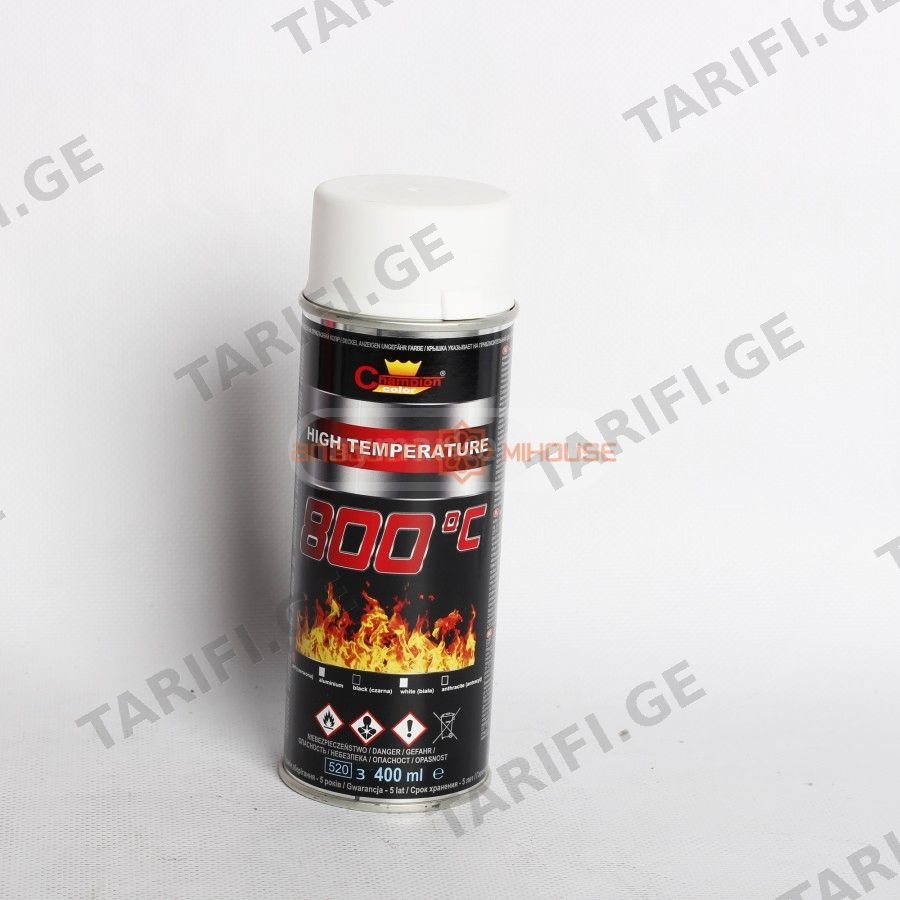 ცეცხლგამძლე თეთრი 400 ML CHAMPION 9003