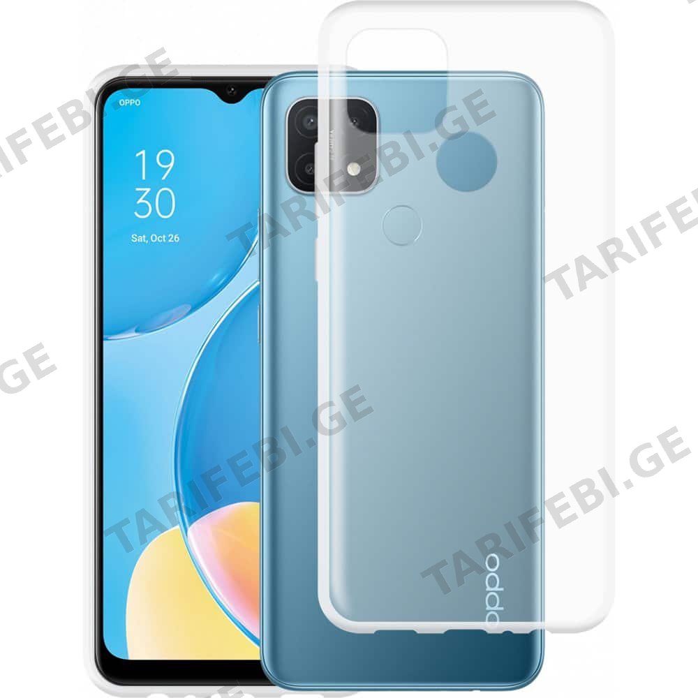 Oppo A15 Lux Clear Case გამჭვირვალე სილიკონის ქეისი