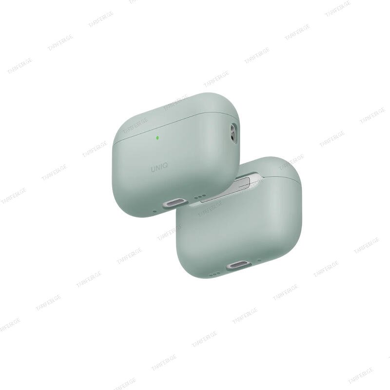 Uniq Lino Hybrid Liquid Silicon Airpods Pro 3 Case Iceplant Green