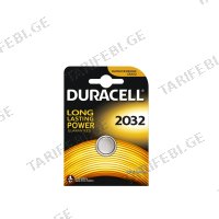 (CR2032) ელემენტი DURACELL