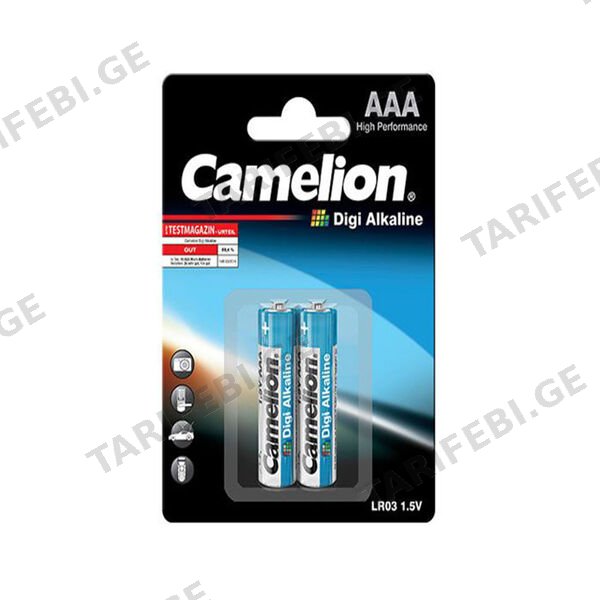 ელემენტი AAA 2ც CAMELION 4552 LR03-BP2DG