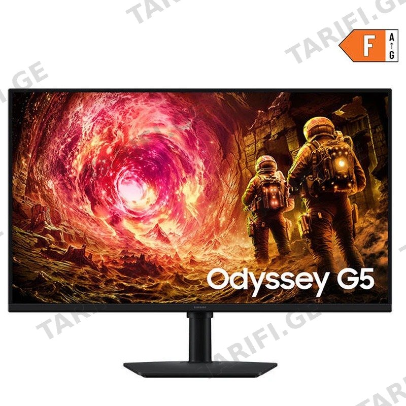 გეიმინგ მონიტორი SAMSUNG ODYSSEY G5 LS32FG502EIXCI 32 ინჩი QHD 180HZ