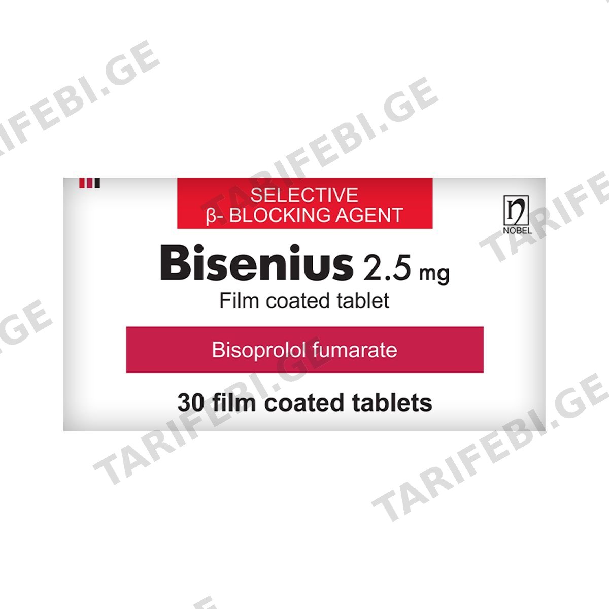 ბისენიუსი - Bisenius 2.5მგ 30 ტაბლეტი