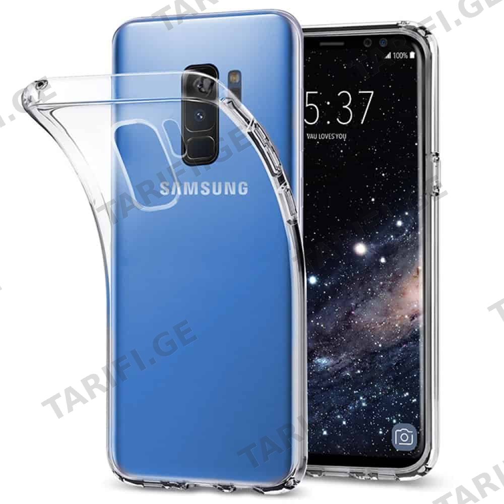 Samsung Galaxy S9 Plus Lux Clear Case გამჭვირვალე სილიკონის ქეისი