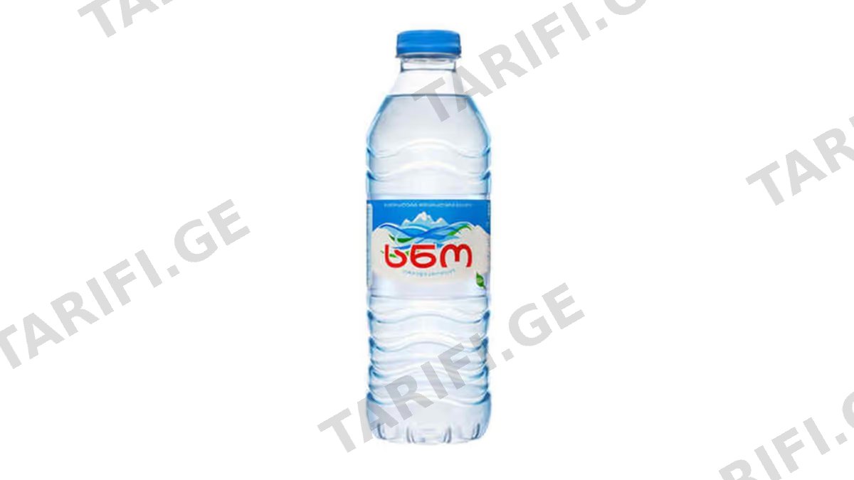 სნო, წყაროს წყალი, პეტი, 0.5ლ