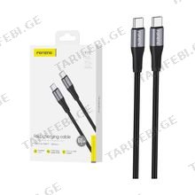 FONENG X112 Type-C to Type-C 60W სწრაფ დამტენი კაბელი