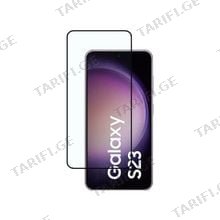 Glass Pro+ Full Screen Tempered Glass 111D Samsung S911 Galaxy S23 Black მობილურის ეკრანის დამცავი
