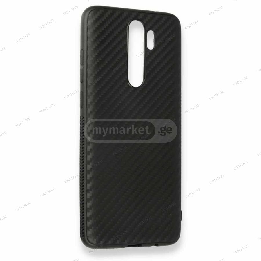 Xiaomi Redmi Note 8 Pro Carbonix Case სილიკონის ქეისი - შავი