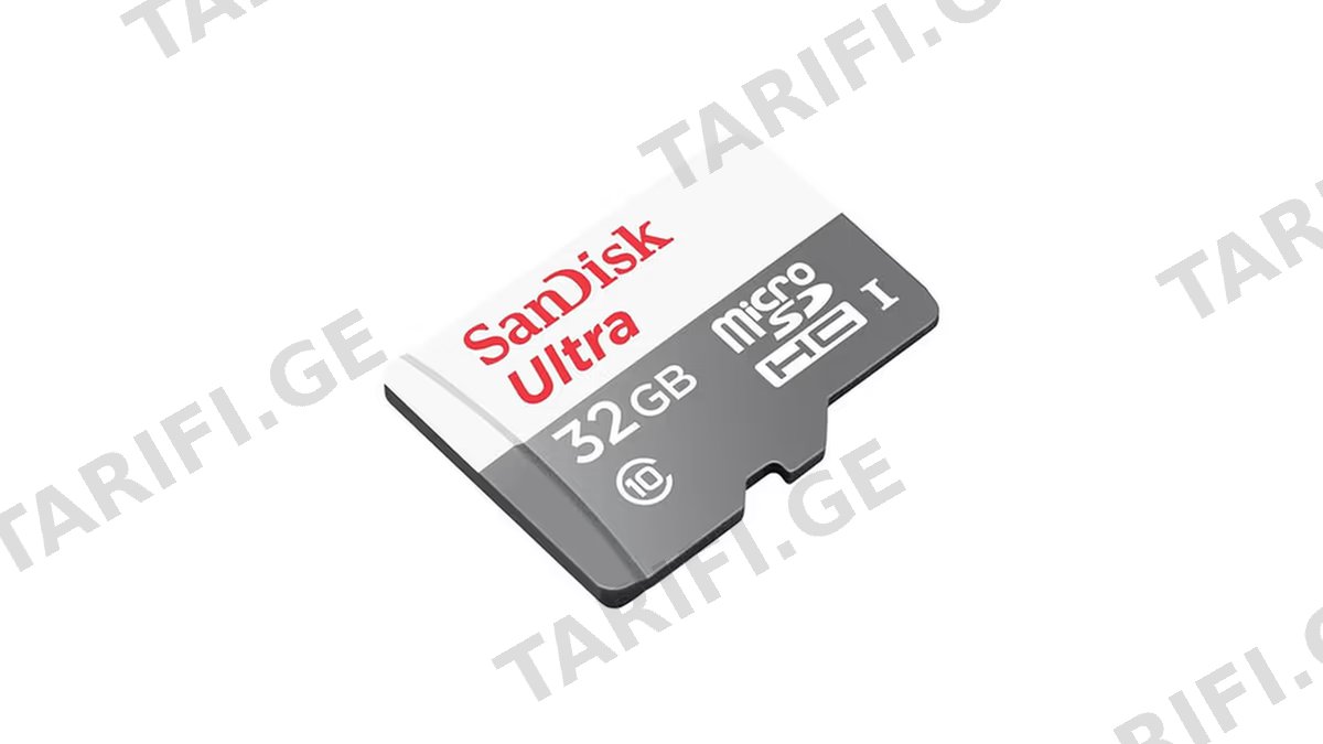 SanDisk 32GB Ultra MicroSD/HC UHS-I Card 100MB/S Class 10 SDSQUNR-032G-GN3MN