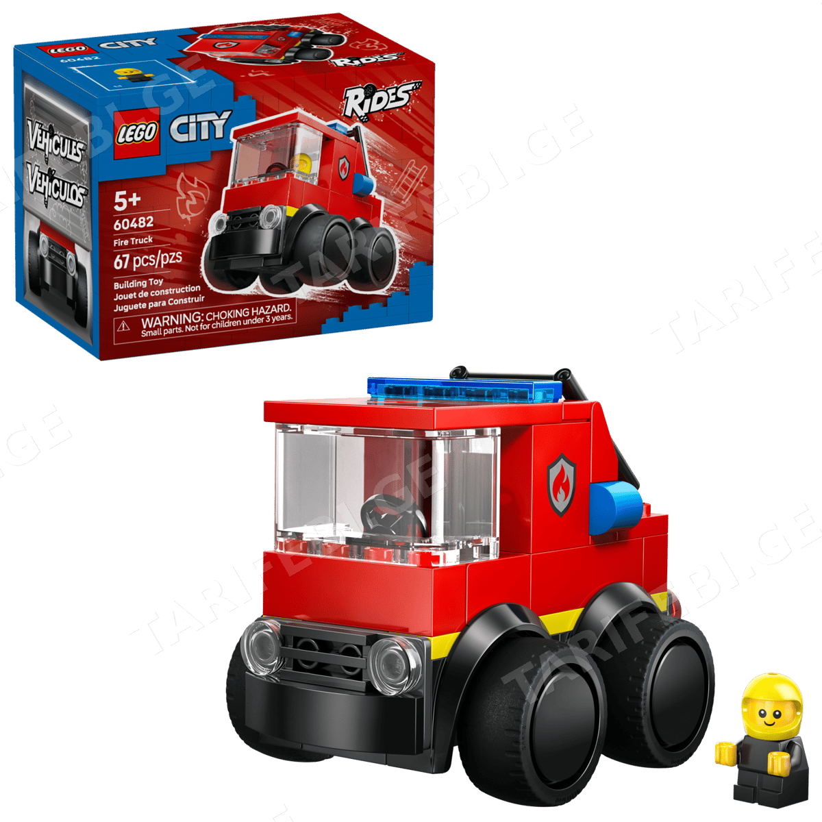 ასაწყობი კონსტრუქცია RIDES – FIRE TRUCK 60482 | CITY