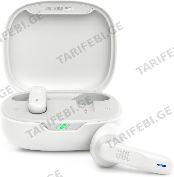 ყურსასმენი JBL VIBE FLEX WHITE JBLVFLEXWHT