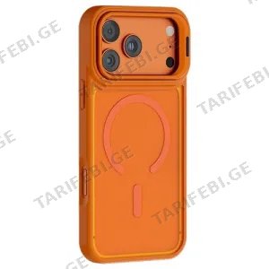 Levelo Solo Pro Camera Kickstand Case for iPhone 17 Pro Orange LVLSPCKSC17POR