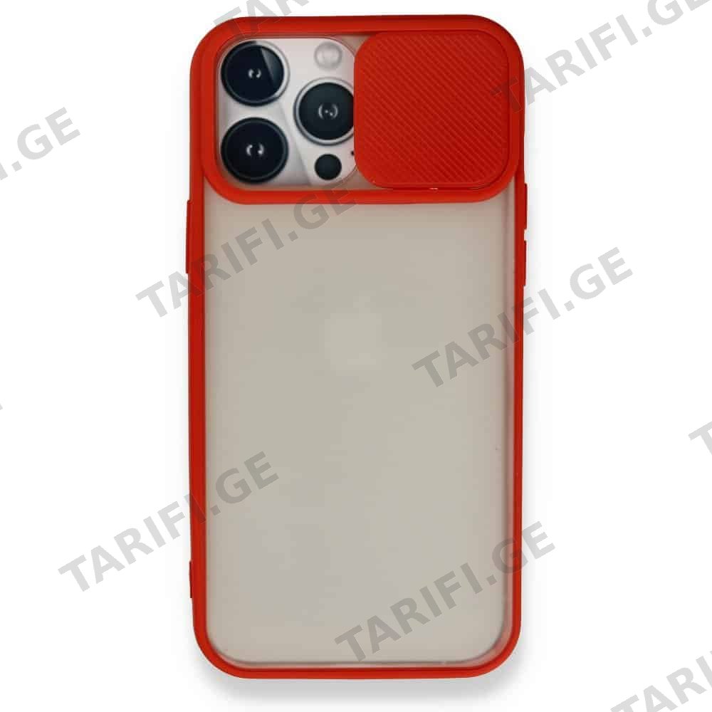 iPhone 13 Pro Max Palm Camera Sliding Silicone Case კამერის დაცვით ქეისი