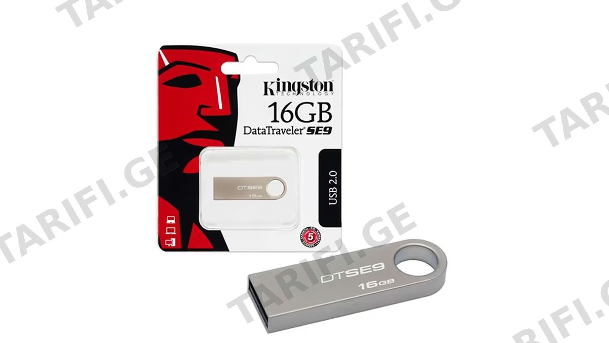 Kingston USB 16GB SE9 ფლეშ მეხსიერება (0063)