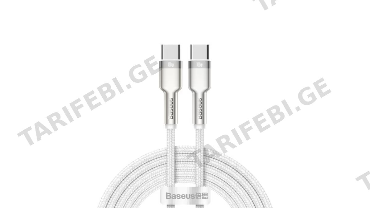 Baseus Cafule Series Metal Data Cable Type-C to Type-C 100W 1m CATJK-C02