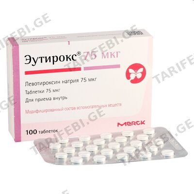 ეუთიროქსი 75მკგ#100ტ