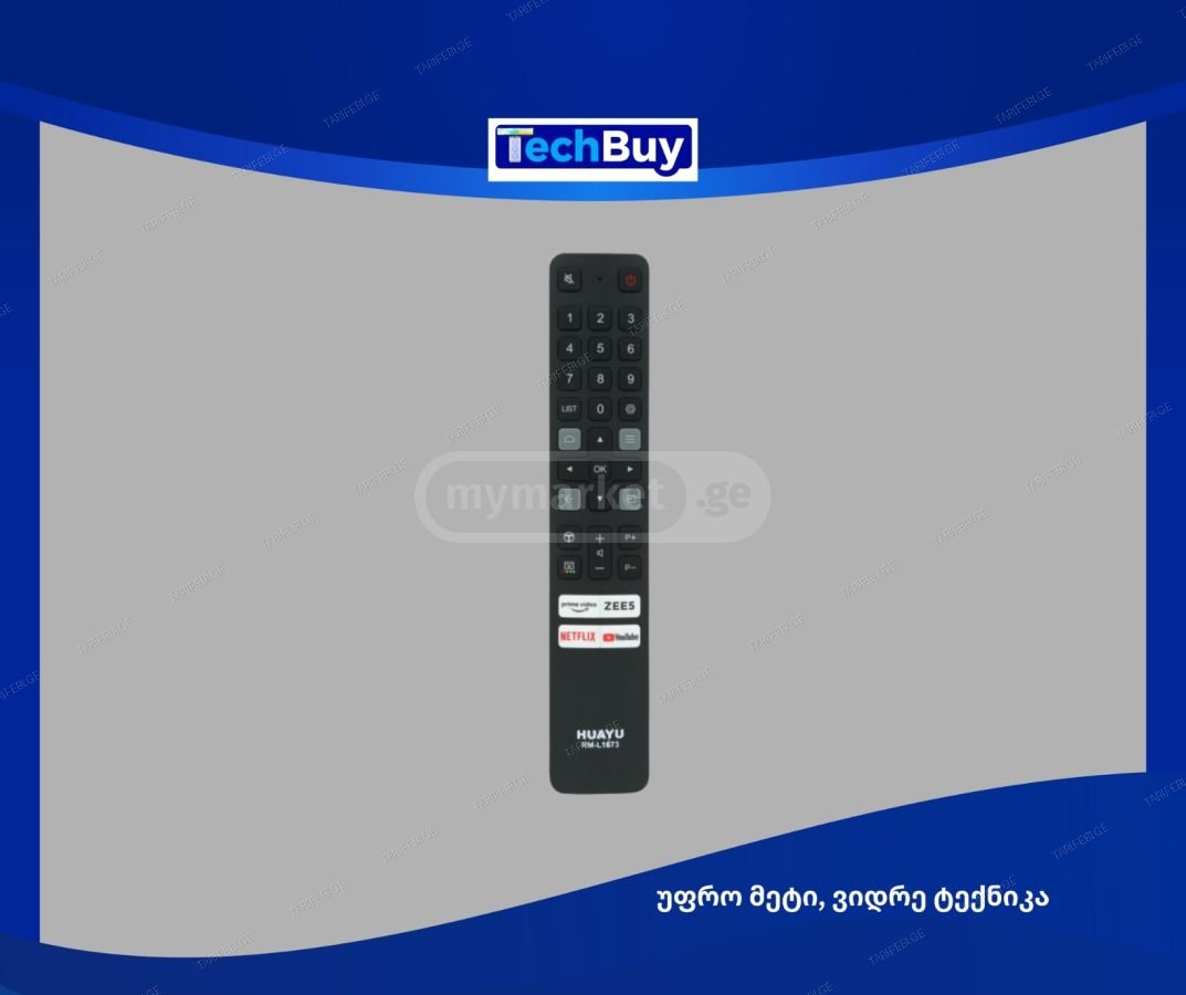 TCL RM-L 1673 ტელევიზორის პულტი