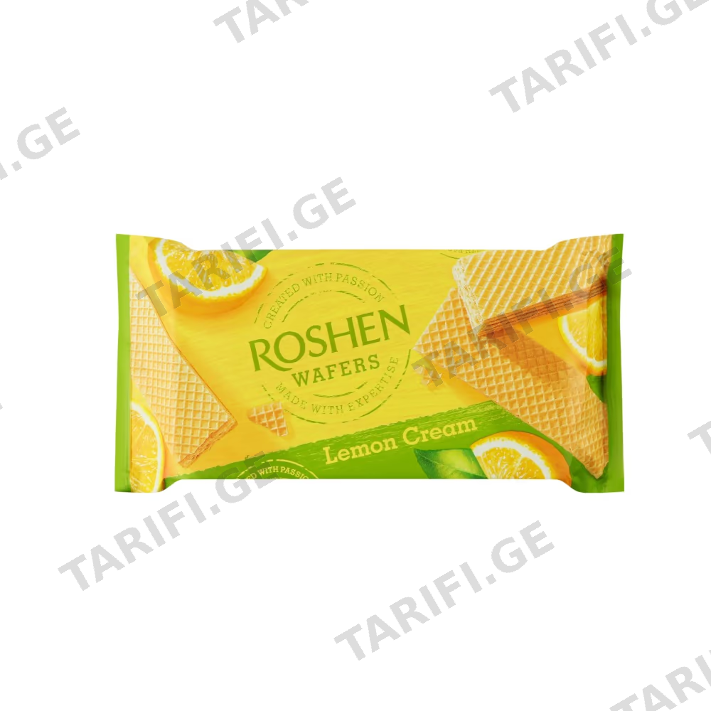 Roshen -ვაფლი Wafers ლიმონი 216გ