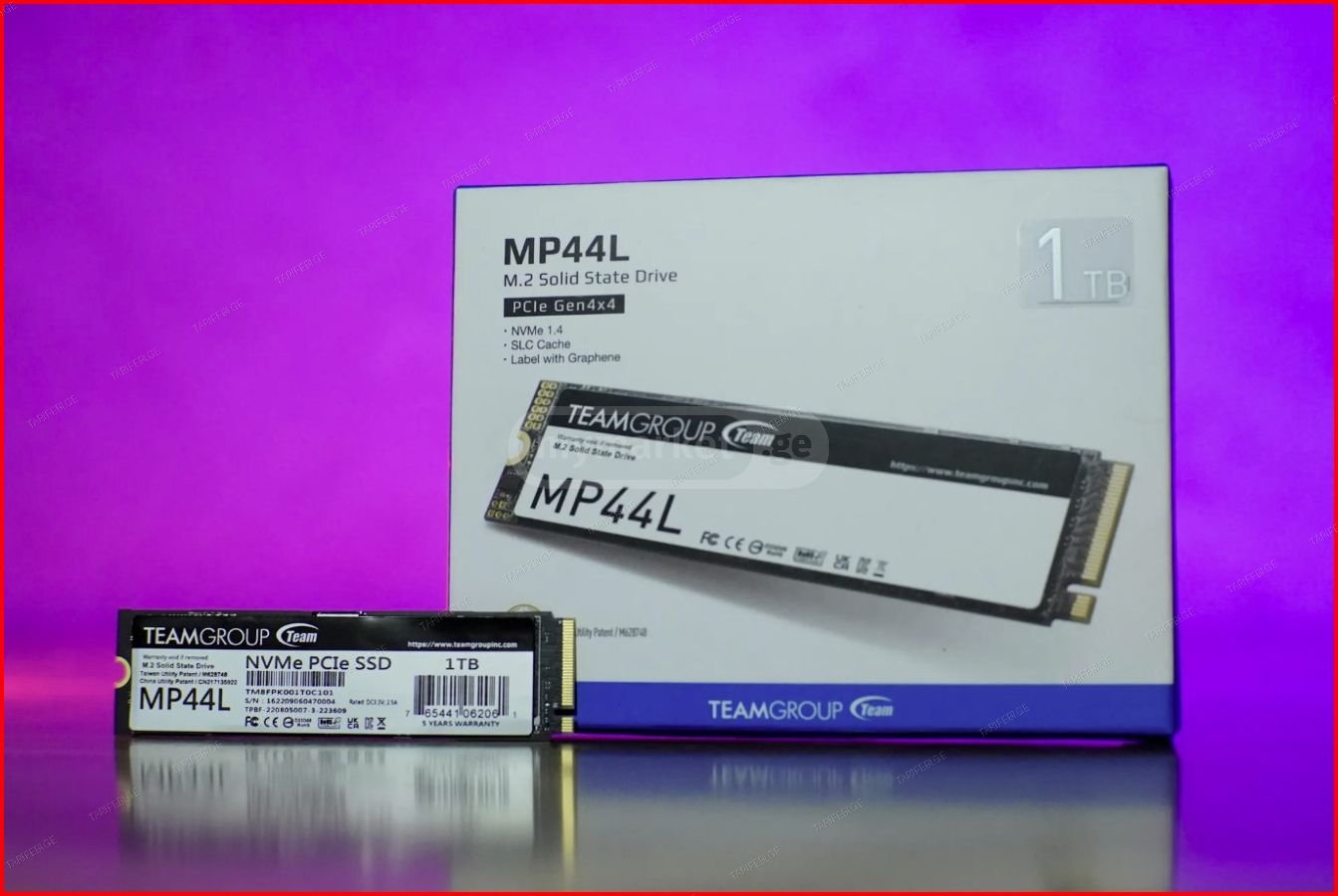 ♨️ TEAMGROUP MP44L 1TB SLC Cache NVMe SSD ახალი გარანტიით