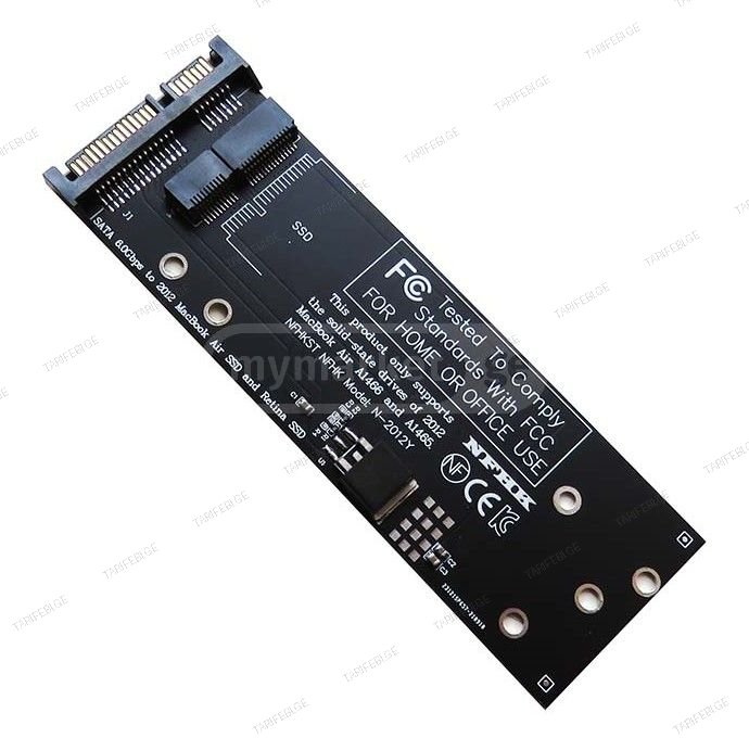MacBook Air A1466 A1465 A1398 A1425 SSD to SATA adapter card