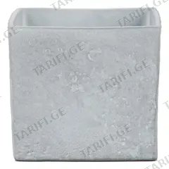 ქოთანი კერამიკული ყვავილის Scheuric 970/18 COVER-POT GREY STONE